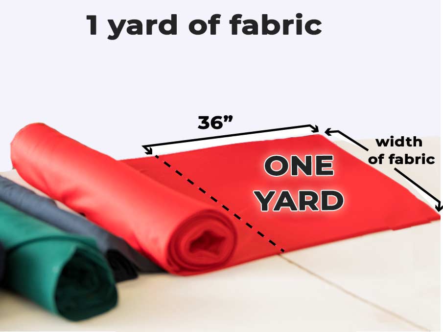 1 yard of fabric dimensions - YDS là gì