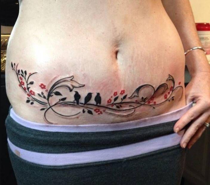 150+ Cute Stomach Tattoos for Women (2022) - Belly Button, Navel