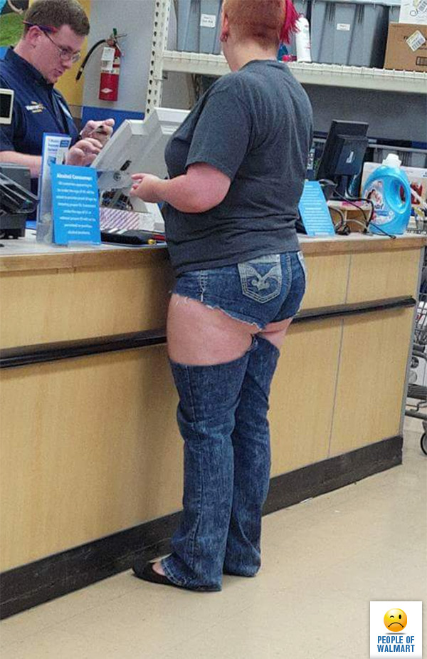 Tight In The Thighs - People Of Walmart : People Of Walmart