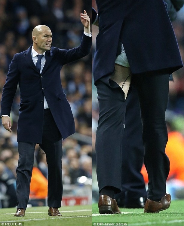 Tuyệt chiêu chống rách quần hài hước của HLV Zidane | Tin tức Online