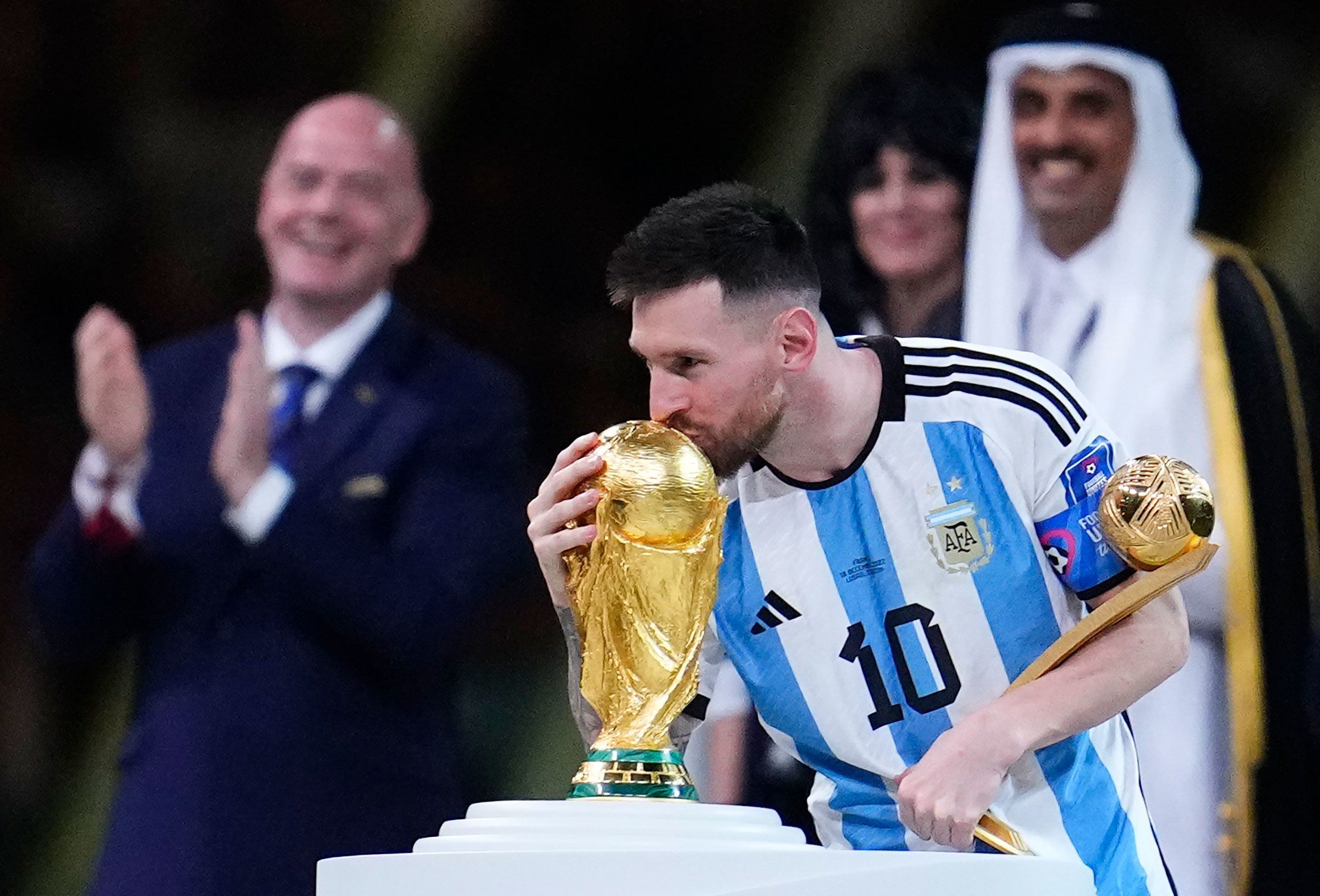 Argentina's Lionel Messi says he wants to continue 'living a few more games being world champion' | CNN
