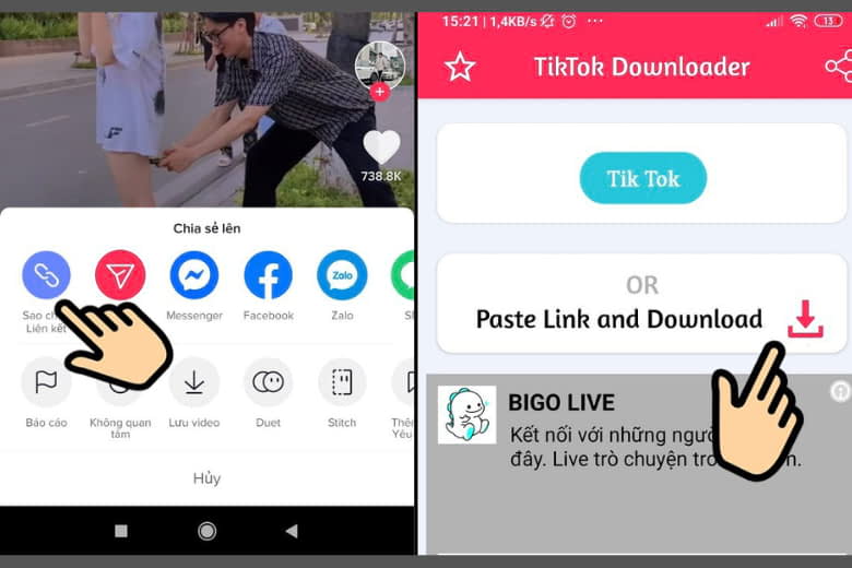 Cách lưu Video Tiktok khi không có nút lưu iOS, Android, PC